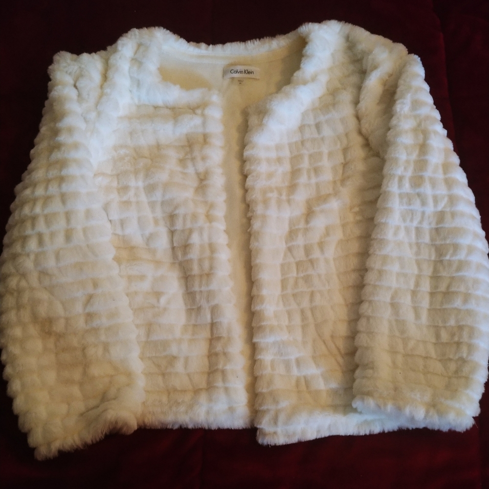 Faux Fur Jacket/Shrug